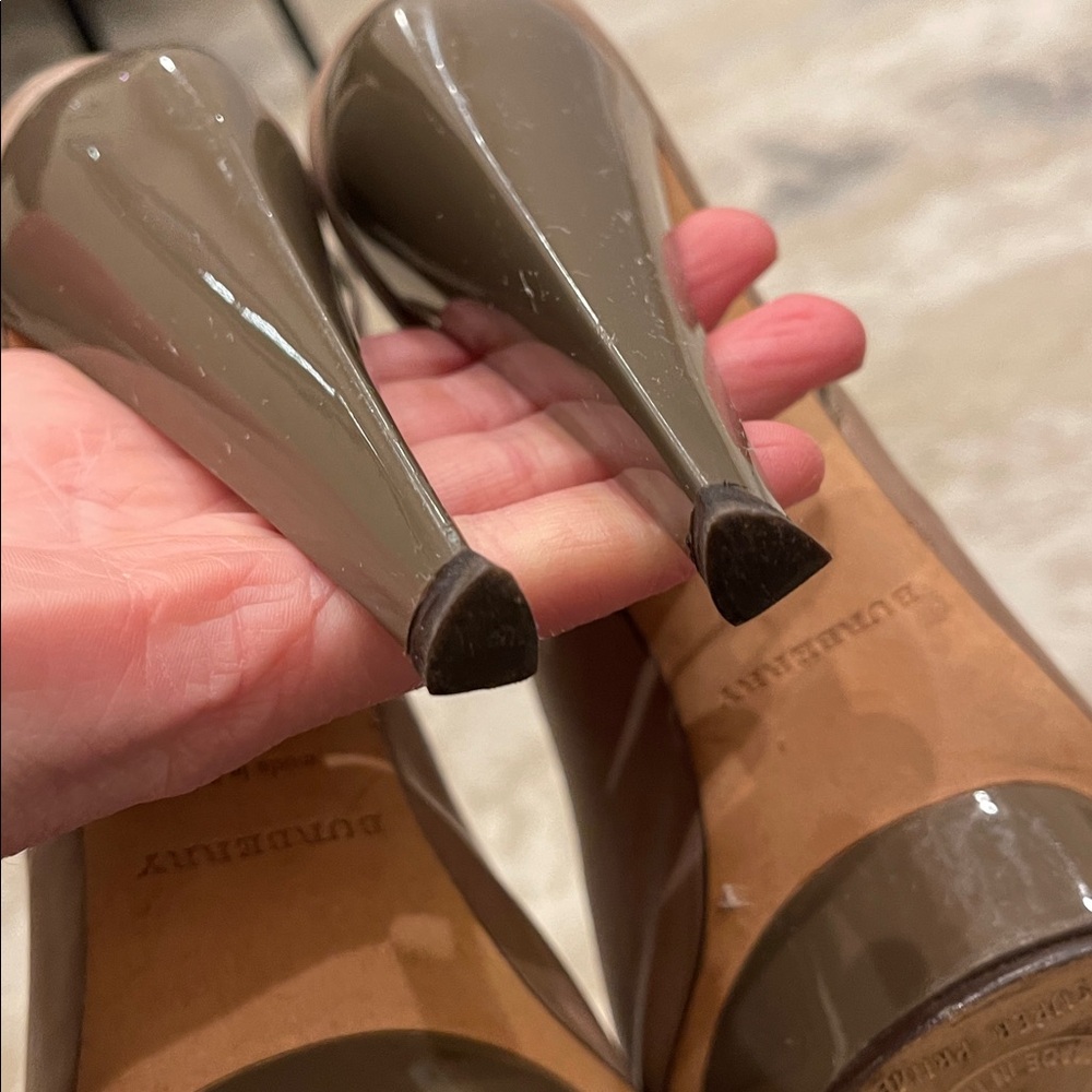 Burberry leather slingback high heel sandal size 39 - Picture 6 of 13